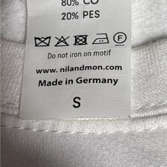 Nil & Mon Ironic Sweatshirt Small nilandmon made in Germany Graphic - Picture 5 of 9